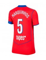 Paris Saint-Germain Marquinhos #5 Alternativní Dres pro Dámské 2025-26 Krátký Rukáv